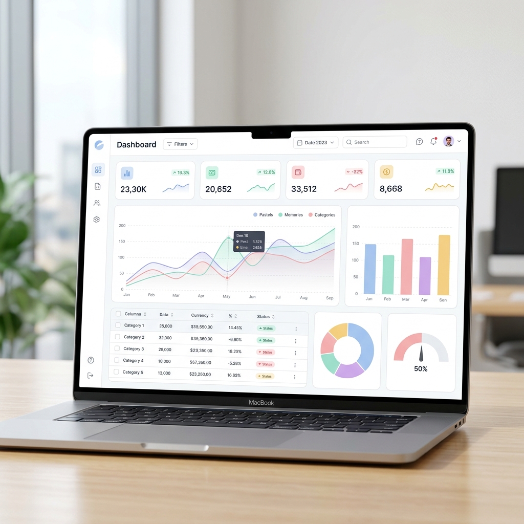 Dashboard animation & animated UI video generator