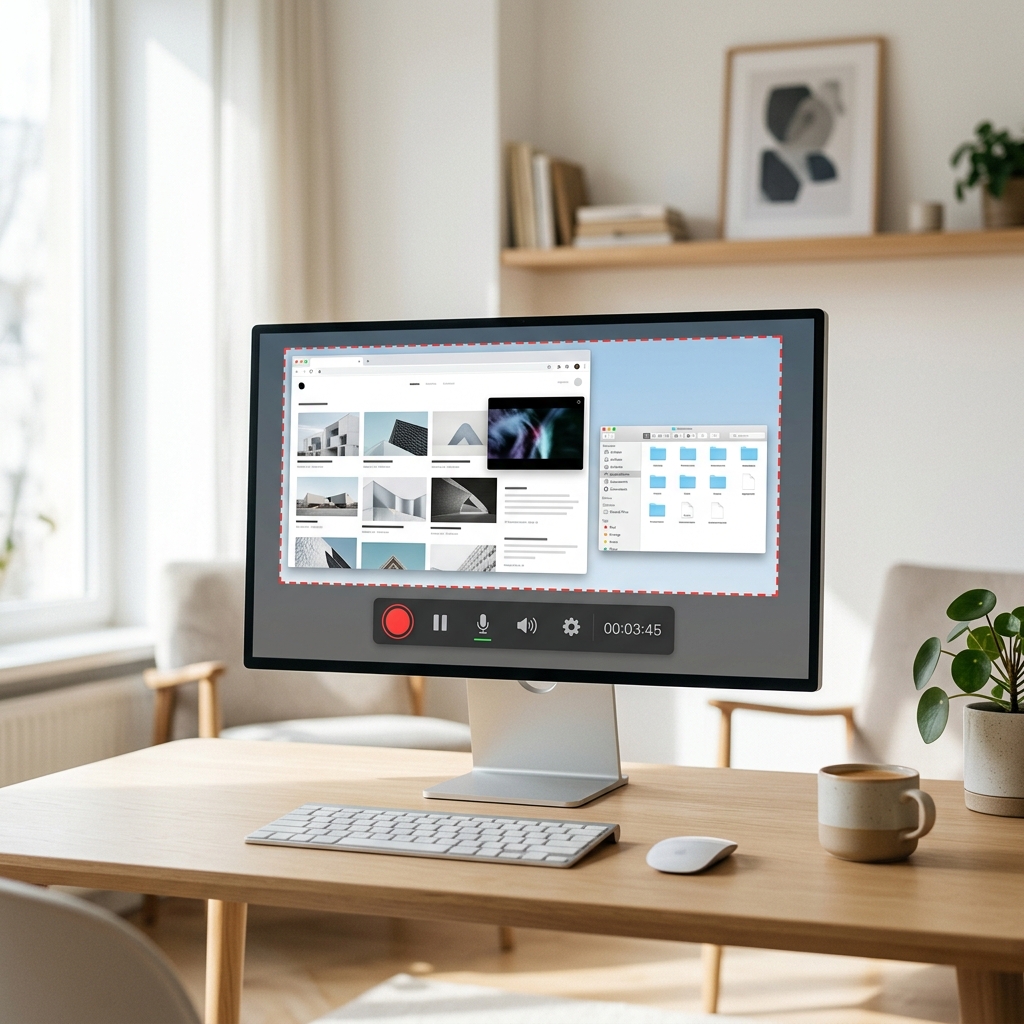Screen recording to polished video — AI video editor